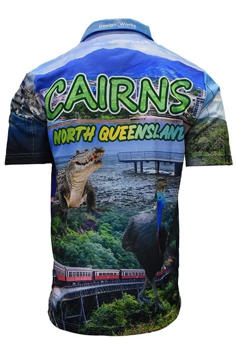 Adult Short Sleeve Sun Safe Fishing Shirt - Cairns