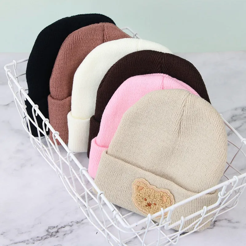 Baby Beanie Hats/ Soft Winter Warm Newborn Boys Girls Caps