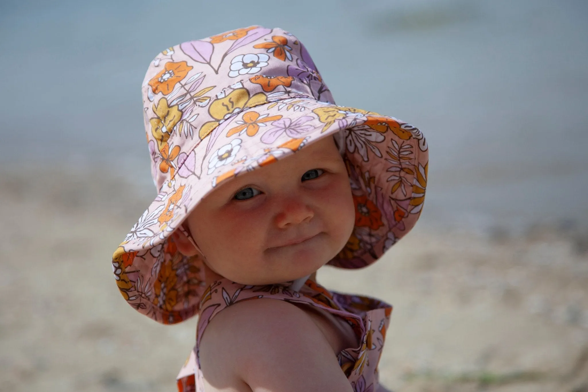 Betty Wide Brim Infant Sunhat