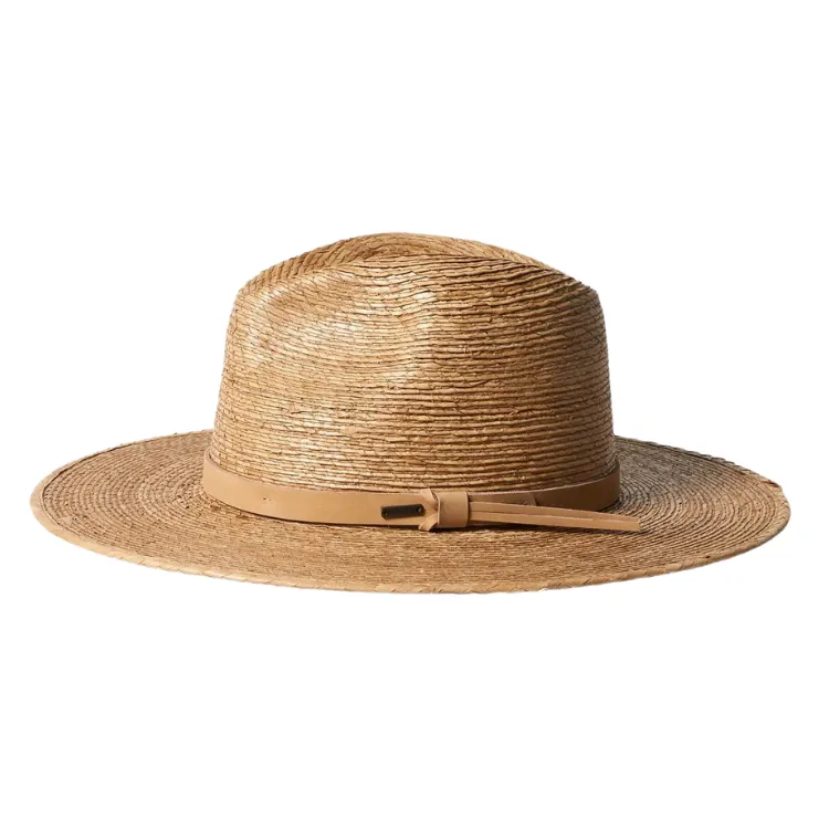 Brixton Field Proper Straw Hat - Tan/Tan