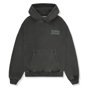 Broken Planet Basics Washed Soot Black Hoodie