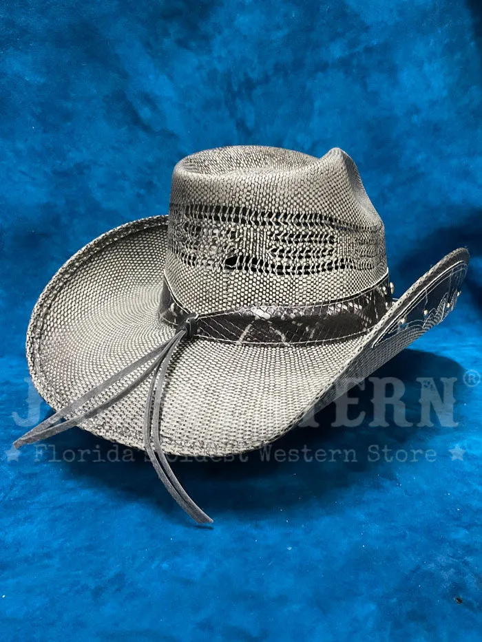 Bullhide NO RETURNS 5006 Fashion Western Straw Hat Black