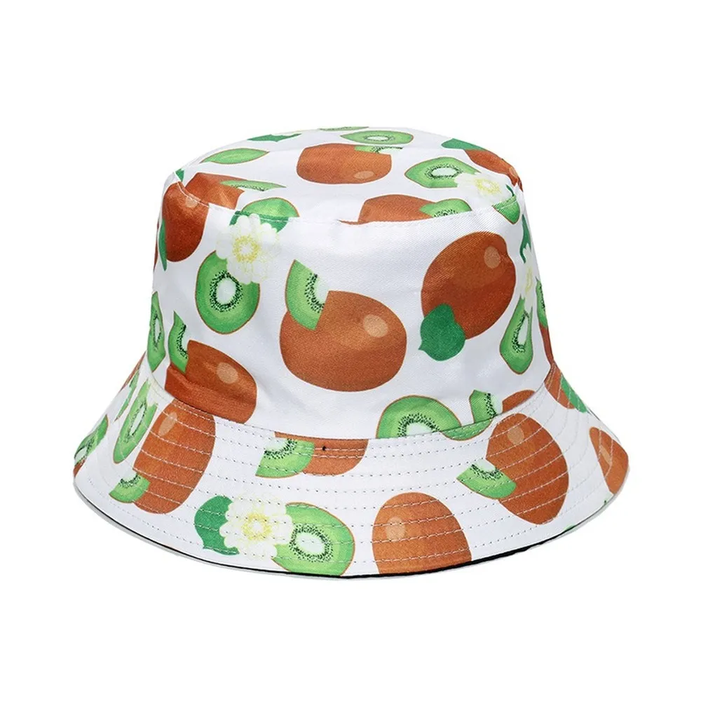 Cute Strawberry Watermelon Cherry Fruit Printed Hat