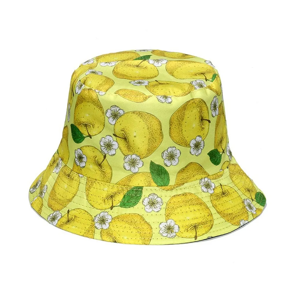 Cute Strawberry Watermelon Cherry Fruit Printed Hat