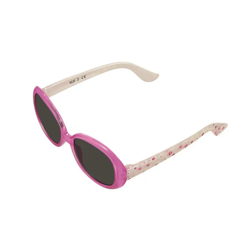 Egmont Sunglasses Fushia and White with Flowers