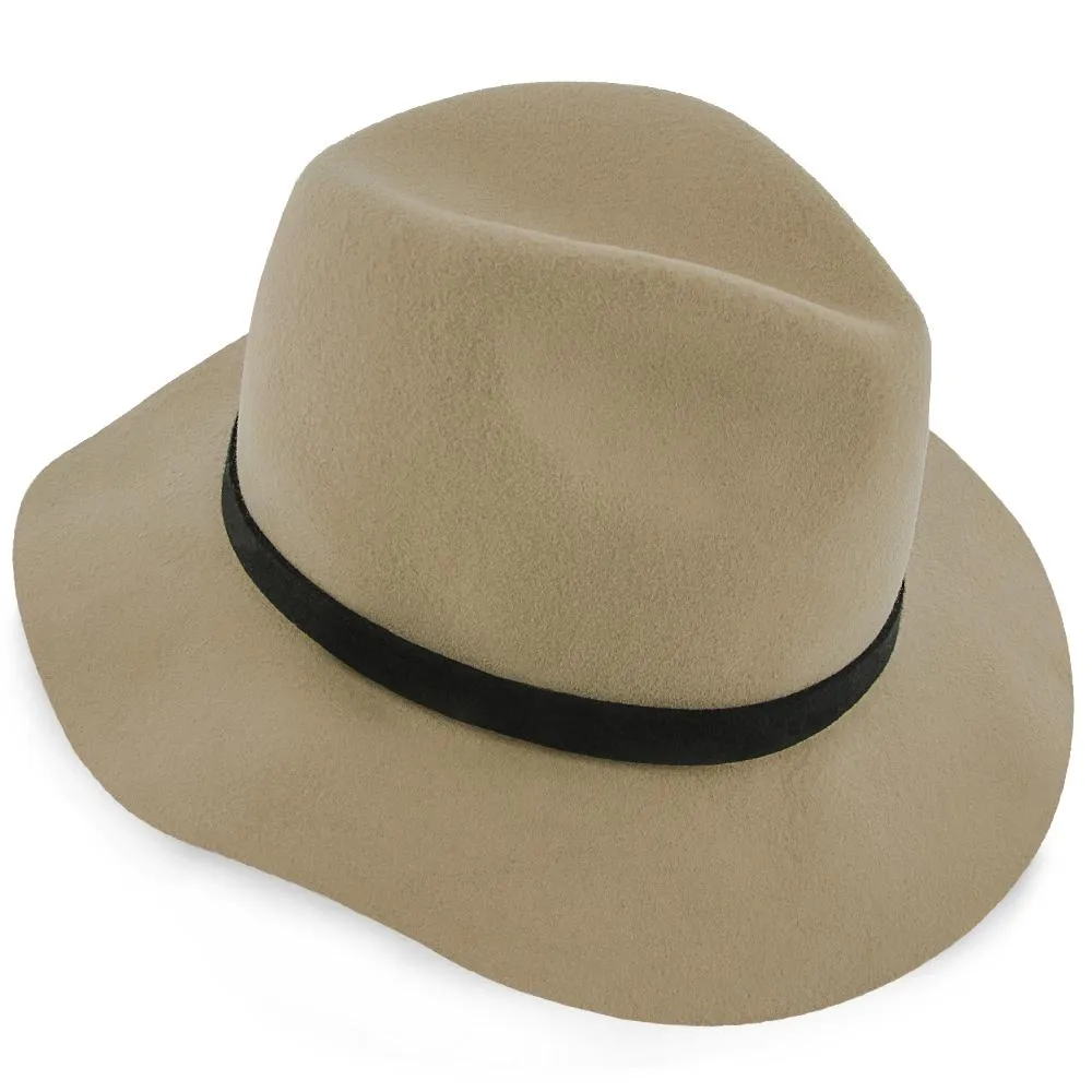 Endeavour - Walrus Hats Grey Wool Felt Fedora Hat - H7007