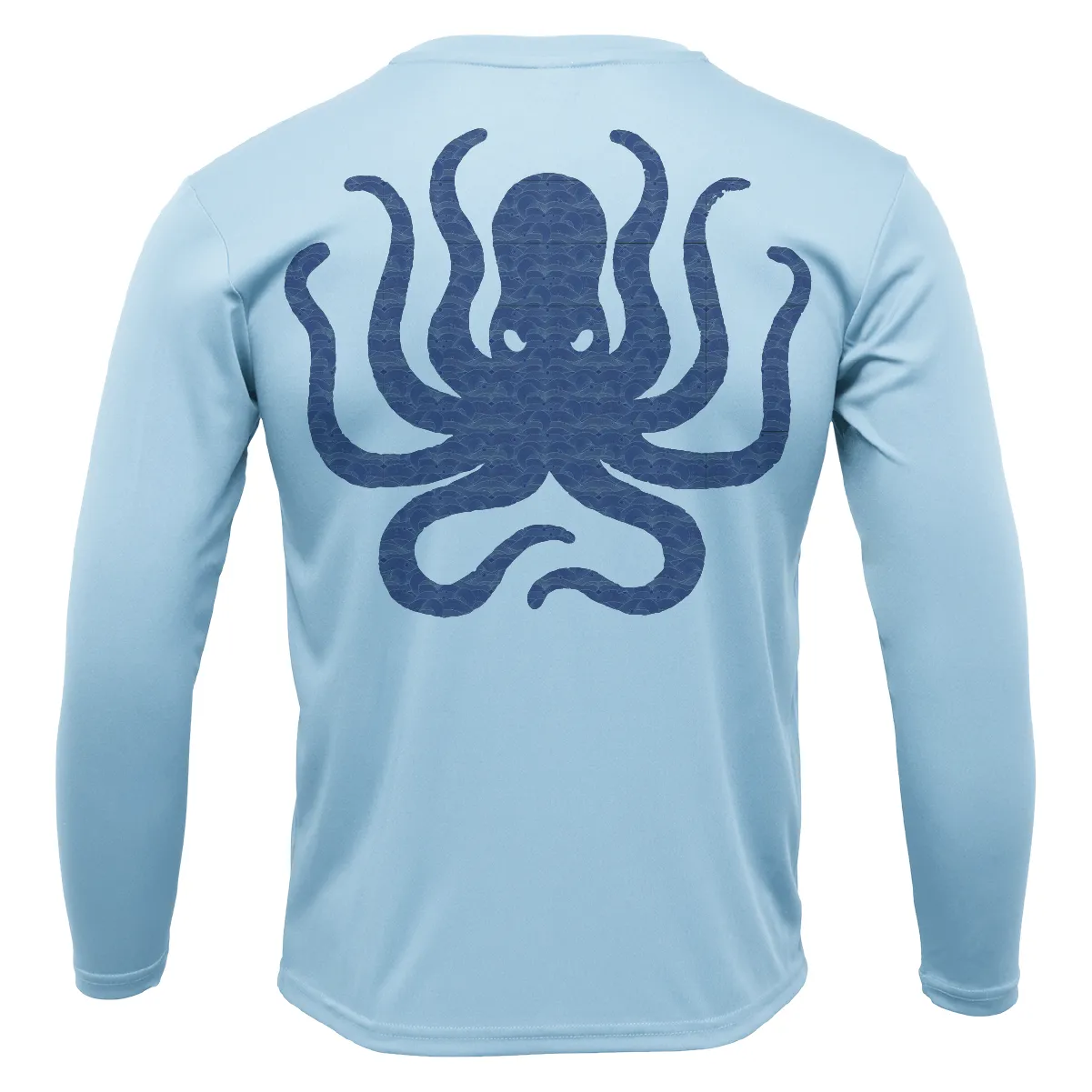 Freshwater Born "Live Love Lake" Kraken Men's Long Sleeve UPF 50  Dry-Fit Shirt