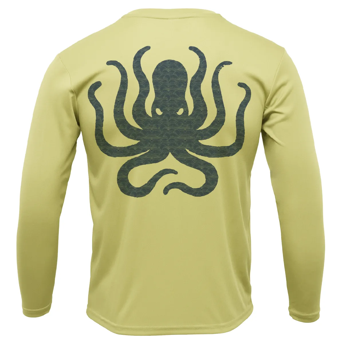 Freshwater Born "Live Love Lake" Kraken Men's Long Sleeve UPF 50  Dry-Fit Shirt