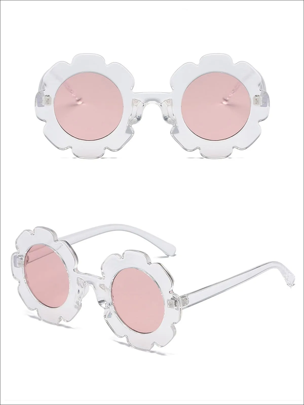 Girls Flower Framed Sunglasses