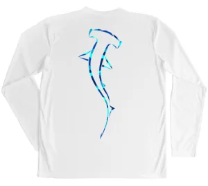 Hammerhead Shark Performance Shirt (Water Camo)