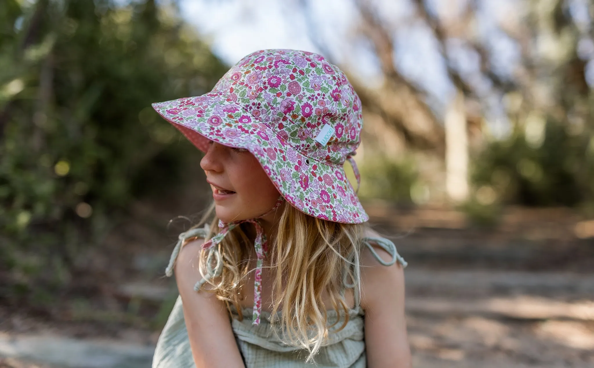 Harper Wide Brim Reversible Sunhat