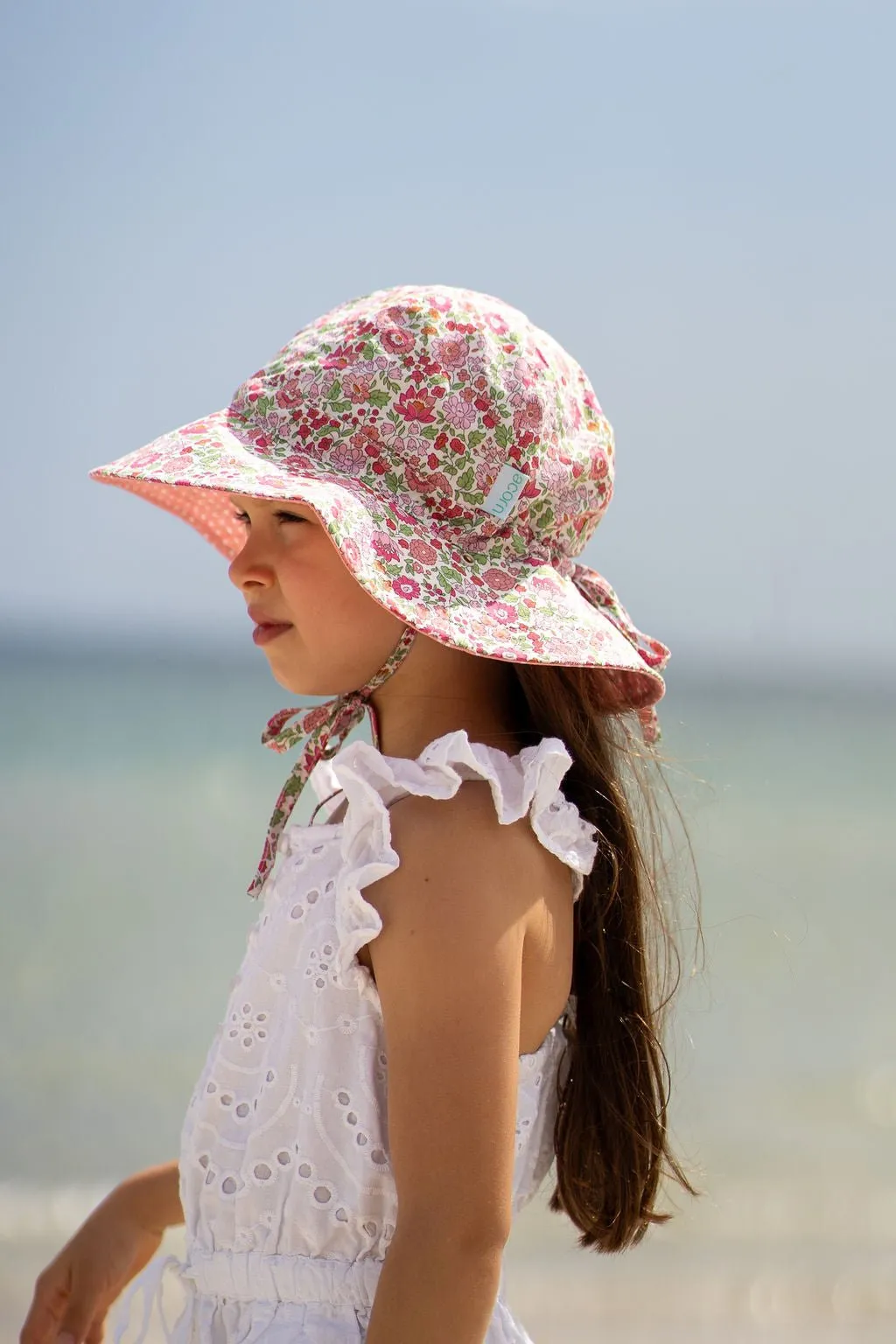 Harper Wide Brim Reversible Sunhat