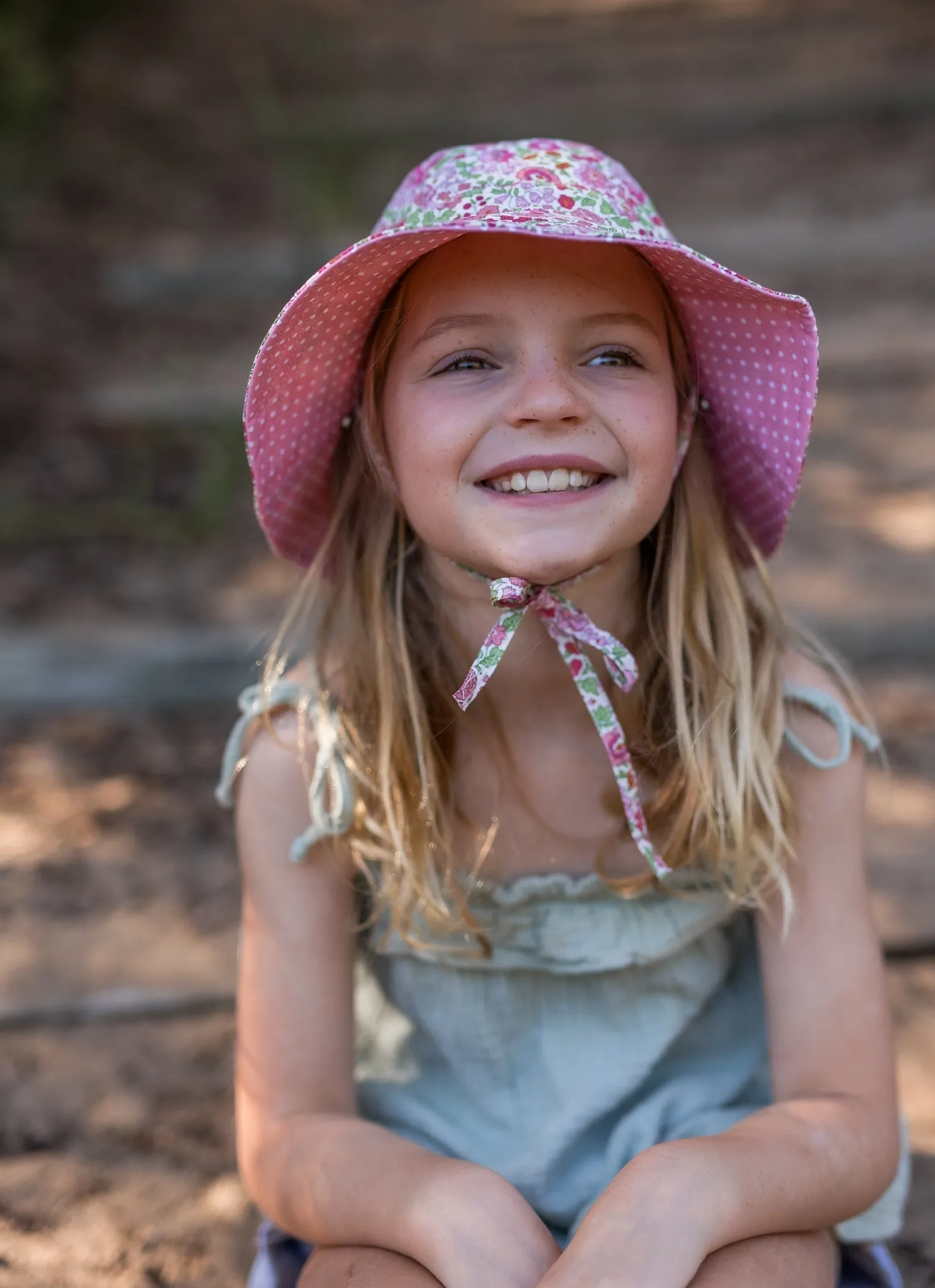 Harper Wide Brim Reversible Sunhat