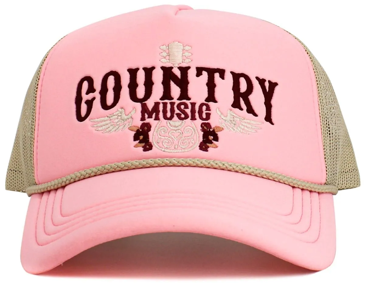 KBV1607 "Country Music" Vintage Washed Baseball Cap