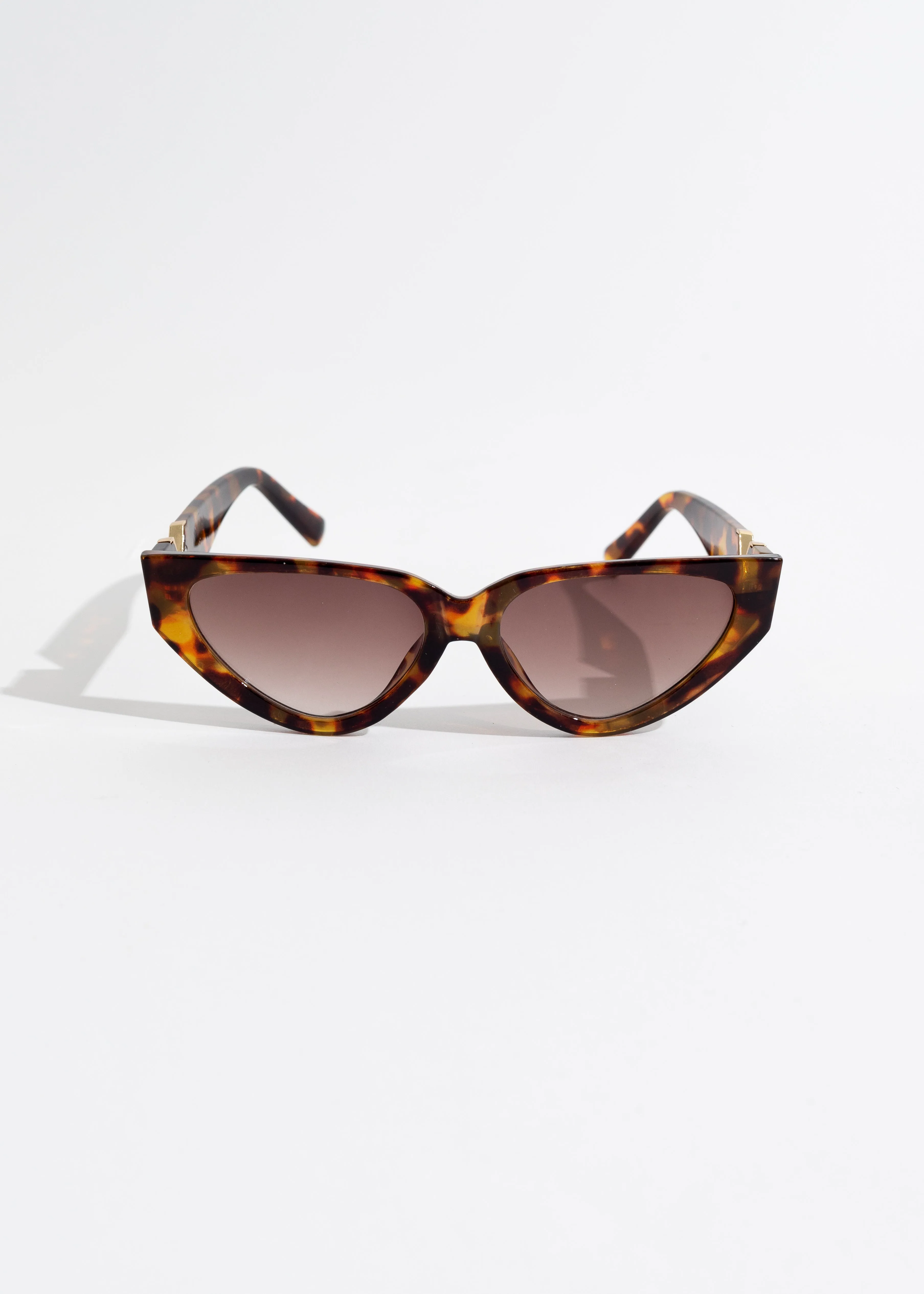 Keep Watching Oval Sunglasses Brown