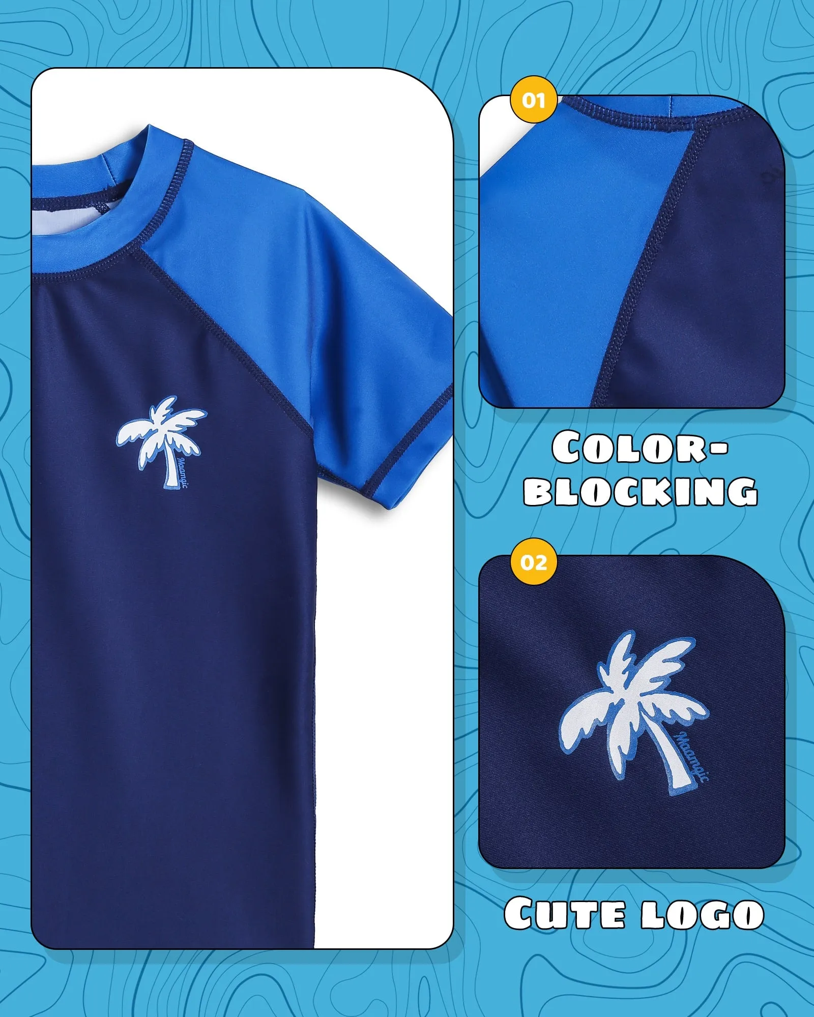 Kids Short Sleeve Sunscreen T-Shirt