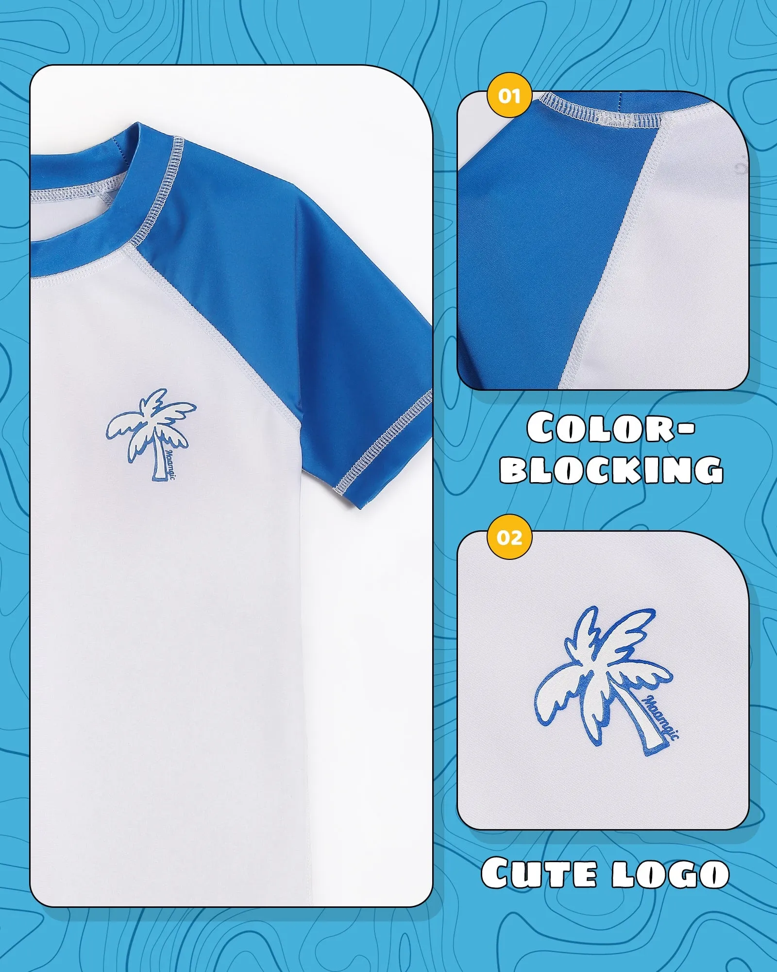 Kids Short Sleeve Sunscreen T-Shirt