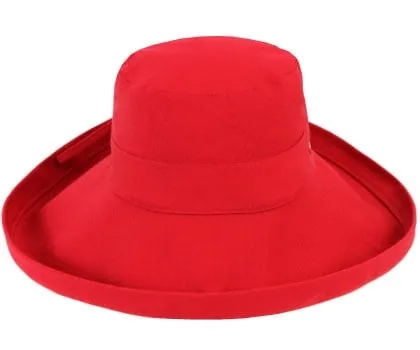 Kooringal Cotton Wide Brim Noosa - Red