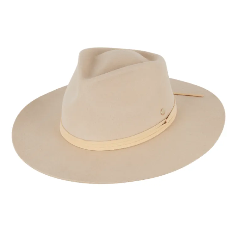 Kooringal Ladies Wide Brim Fedora Alice - Cream