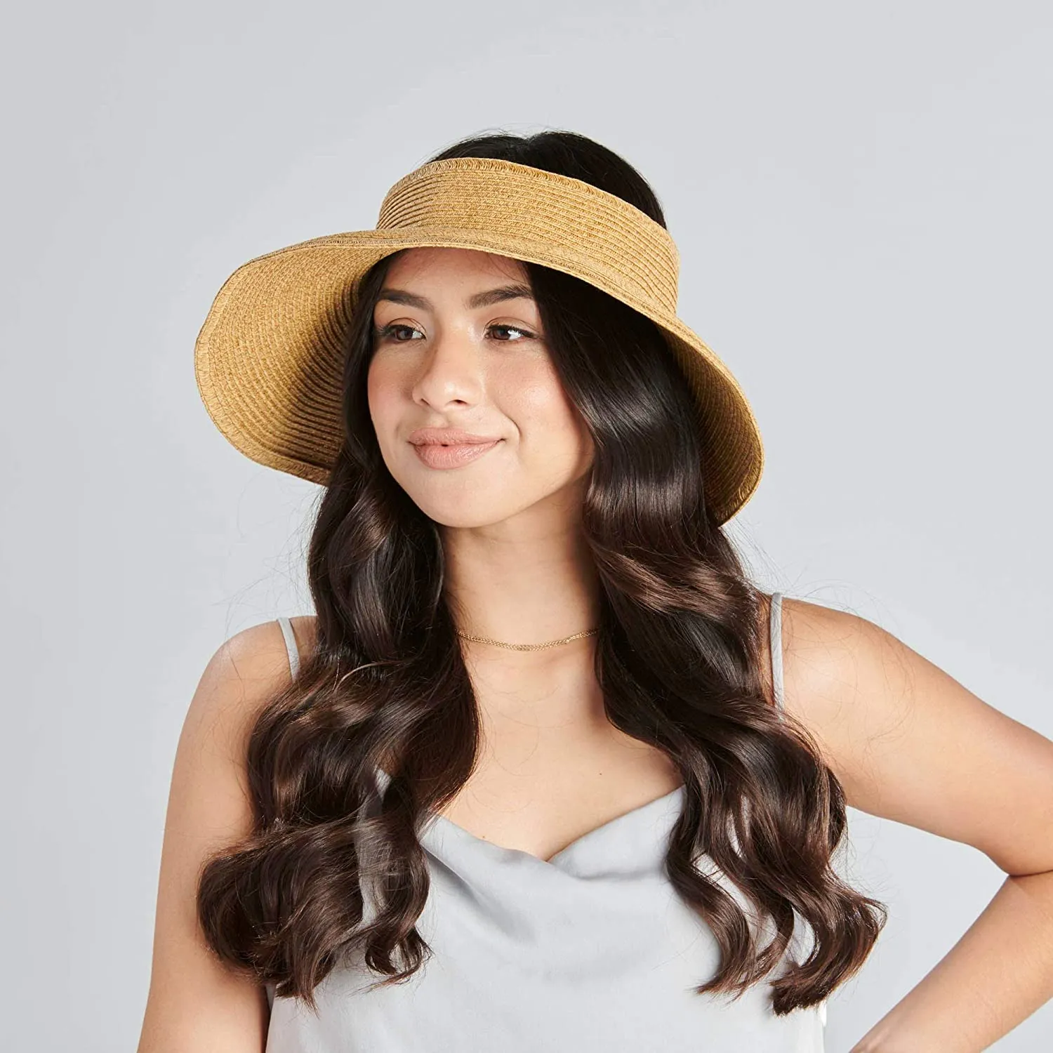 Livingston | Wide Brim Sun Hats For Women Straw Foldable Roll Up Sun Hats