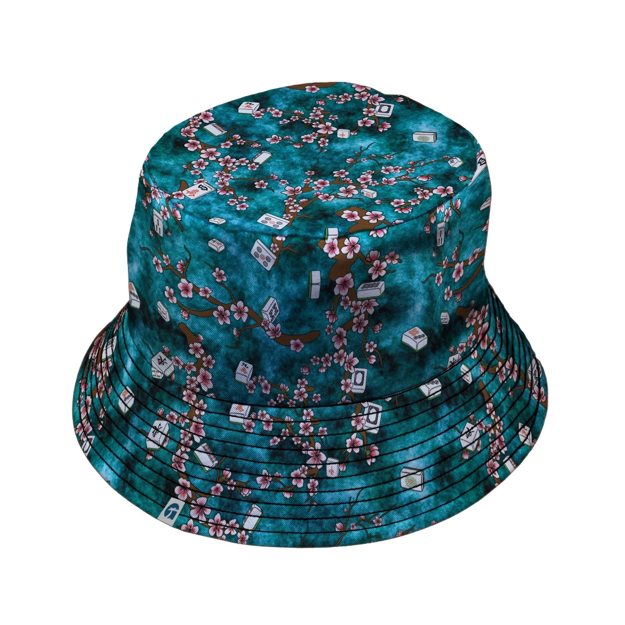 Mahjong Tiles Pond Anime Bucket Hat