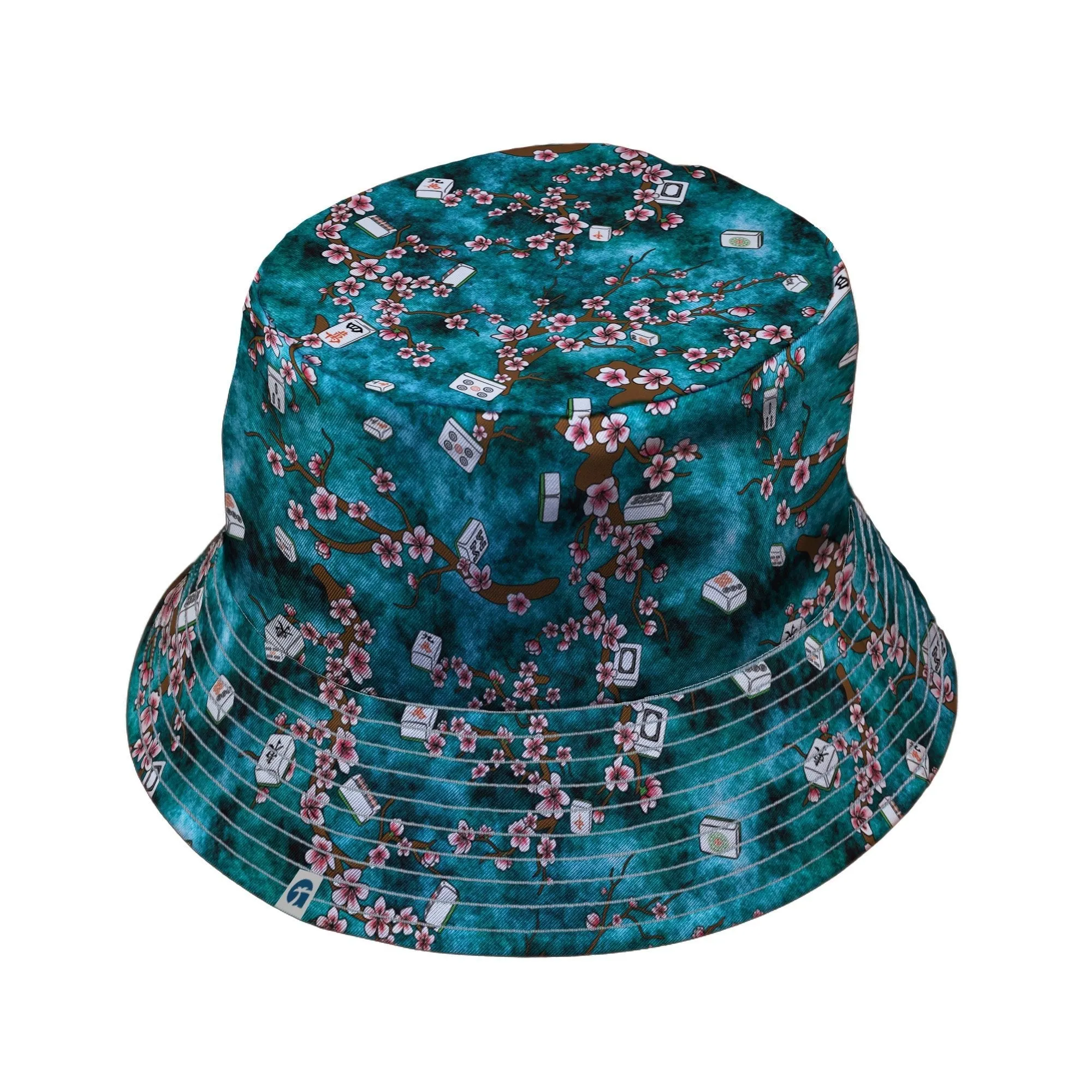 Mahjong Tiles Pond Anime Bucket Hat