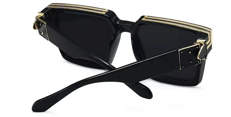 Men & Women Hip Hop Super Dark Bling Shades