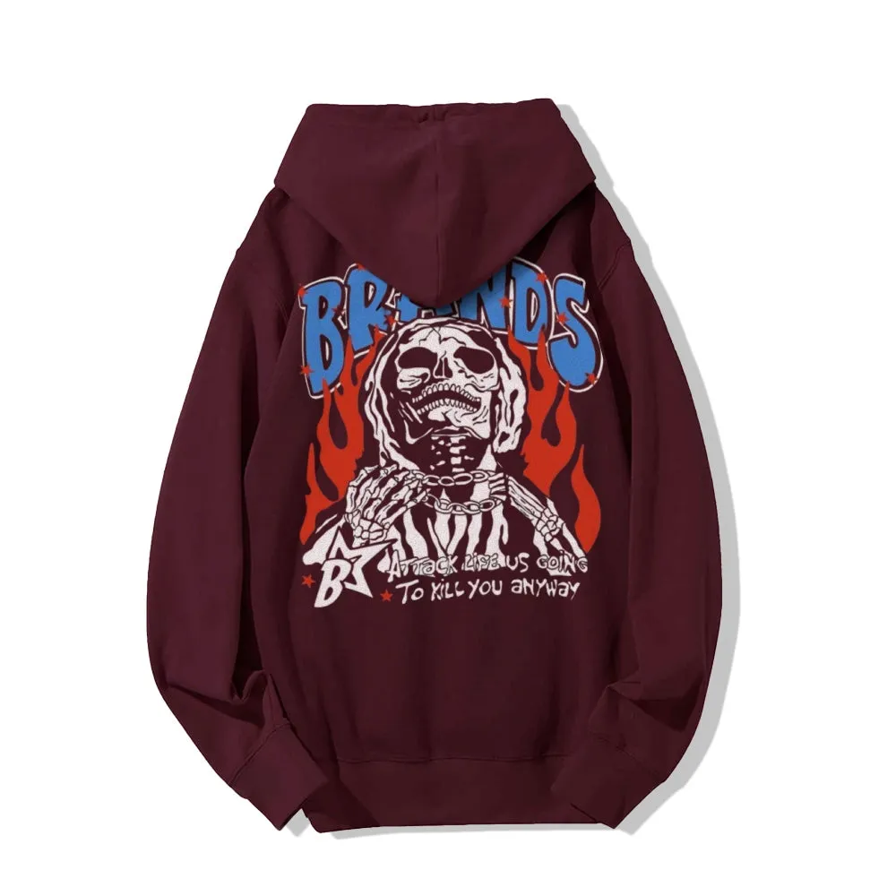 Mens Brands Rock Graphic Hoodies