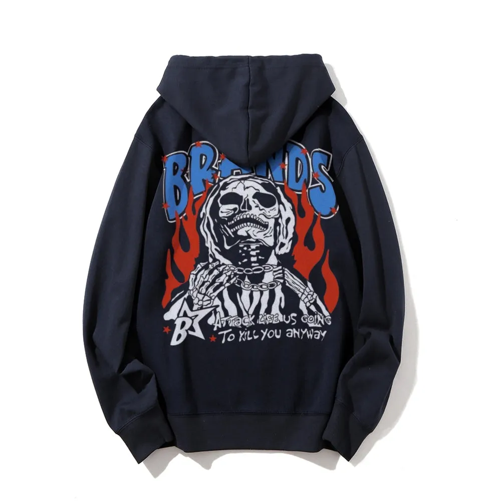 Mens Brands Rock Graphic Hoodies