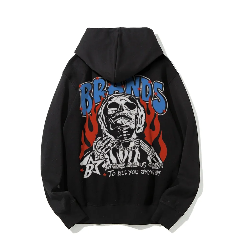 Mens Brands Rock Graphic Hoodies