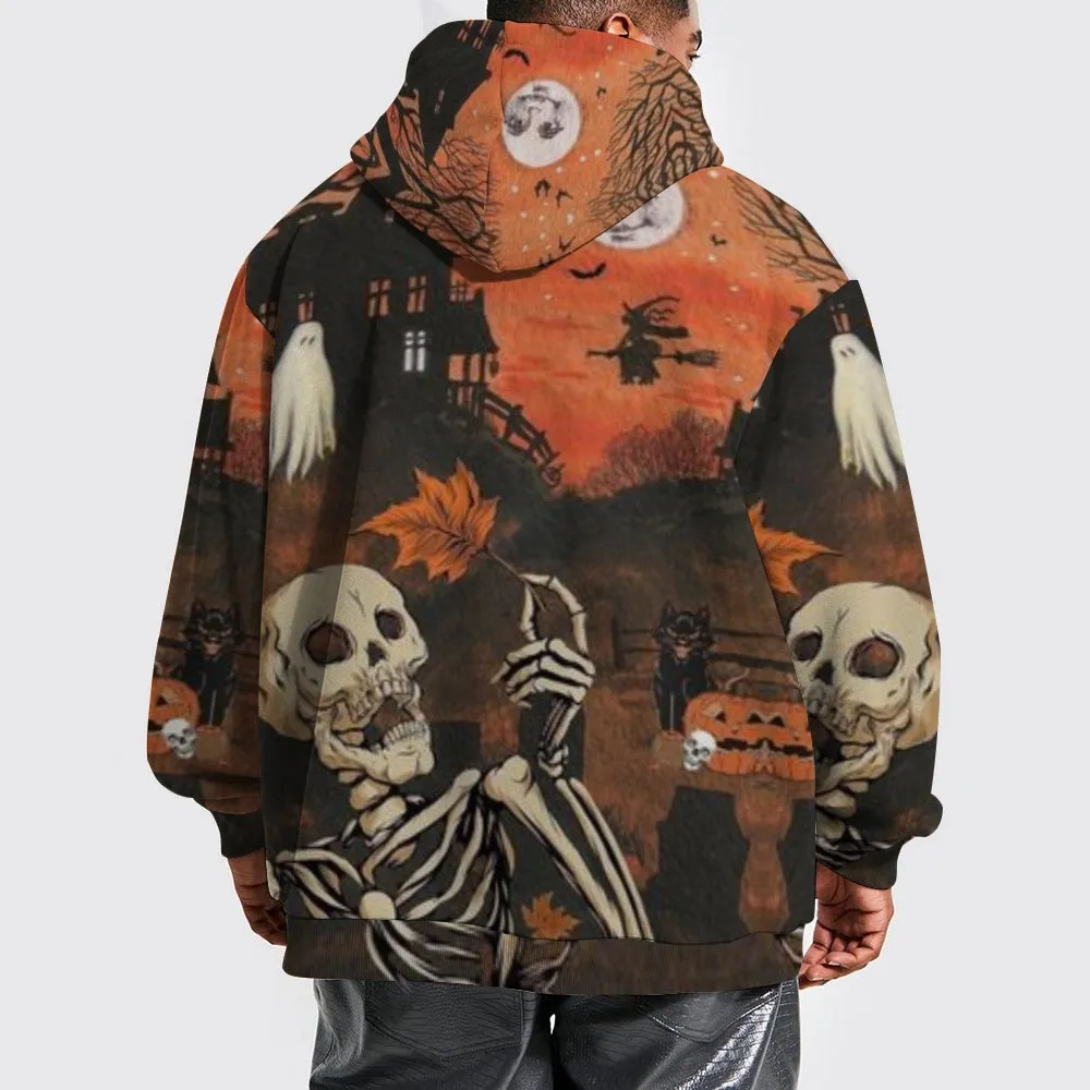 Mens Halloween Scary Night 3D Print Hoodies