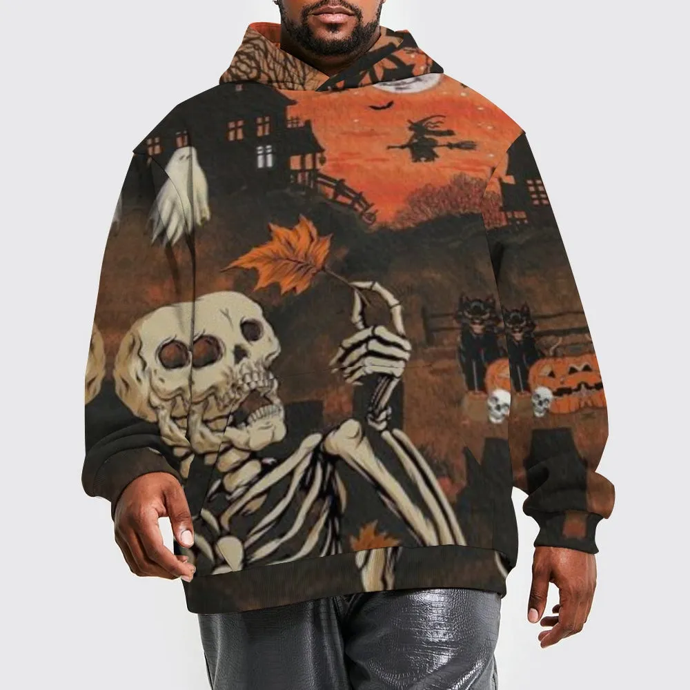 Mens Halloween Scary Night 3D Print Hoodies