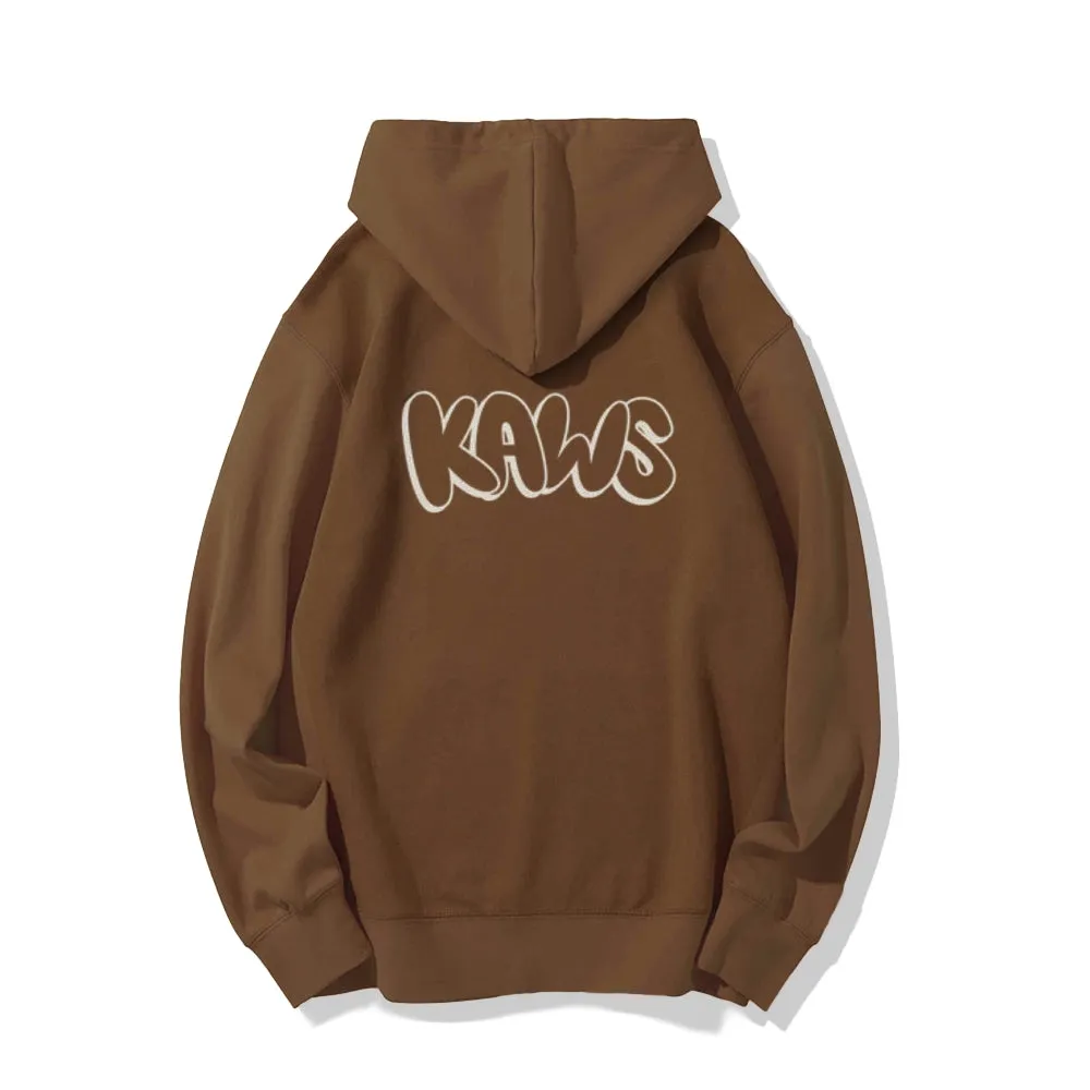 Mens KAWS Letter Print Hoodies