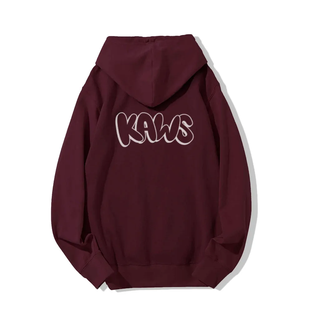 Mens KAWS Letter Print Hoodies