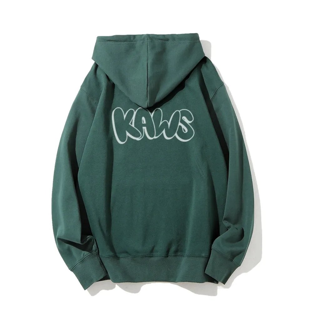 Mens KAWS Letter Print Hoodies