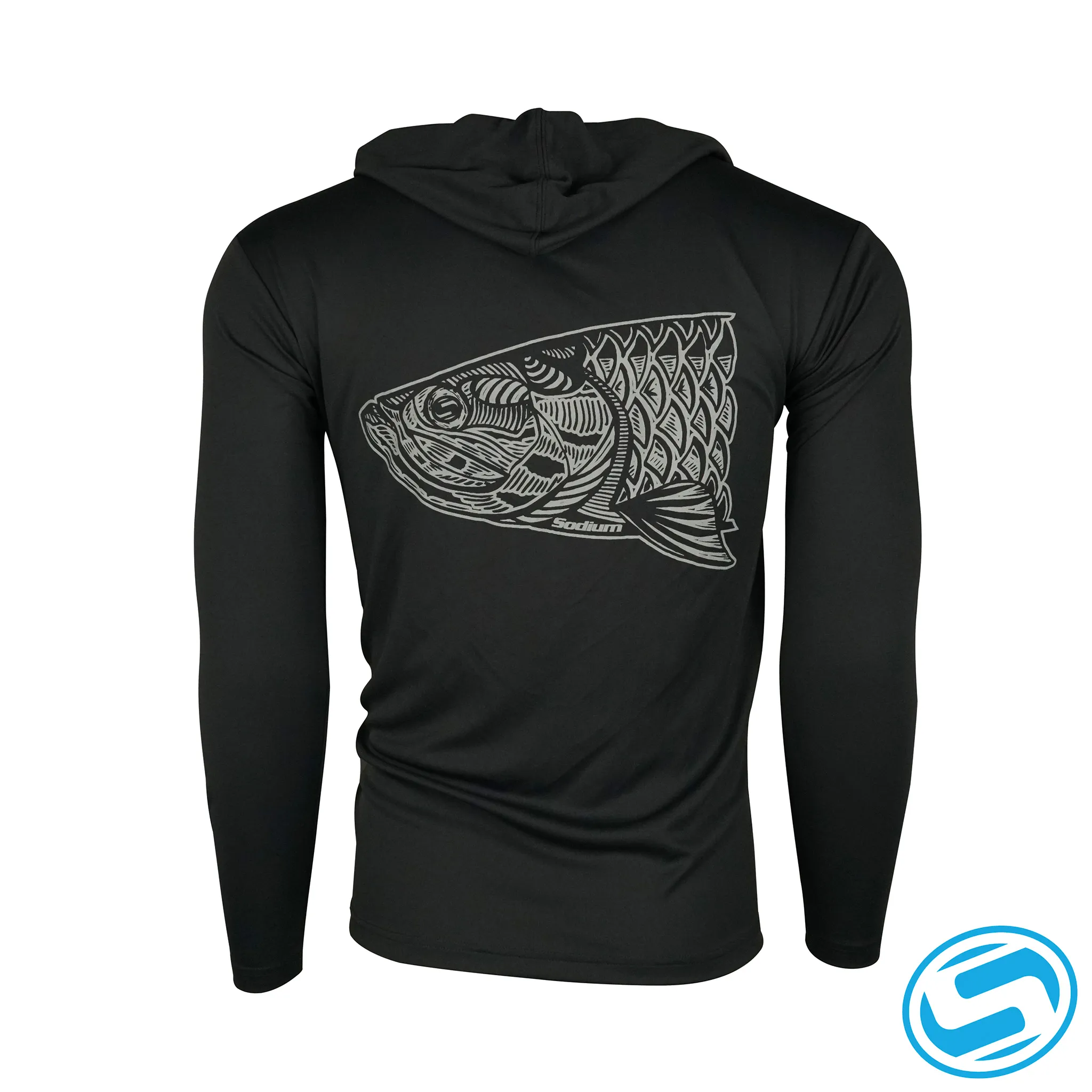 Men's Sodium Tarpon Mugshot Long Sleeve Performance Hoodie - SALE