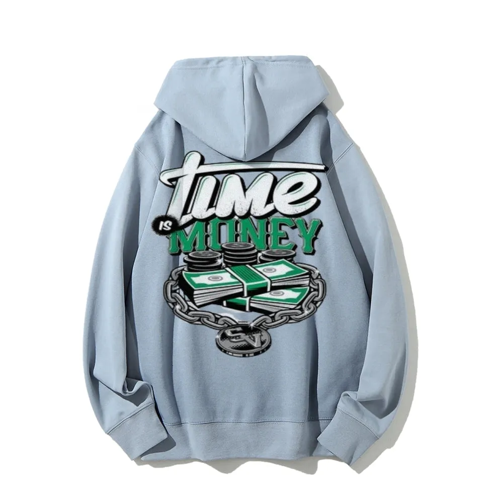 Mens TIME IS MONEY Graphic Hoodies