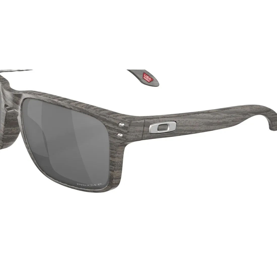 Oakley Holbrook Sunglasses - Woodgrain/Prizm Black Polarised