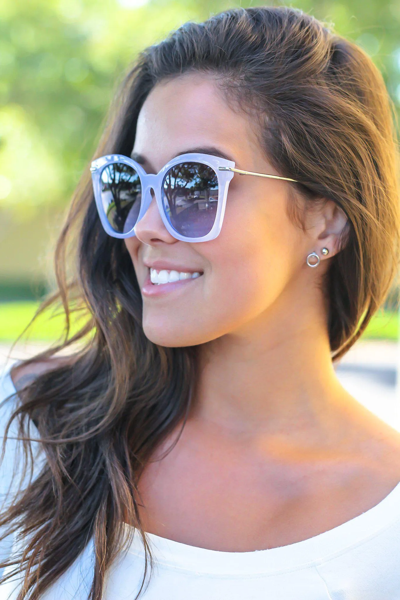 Pastel Blue Sunglasses