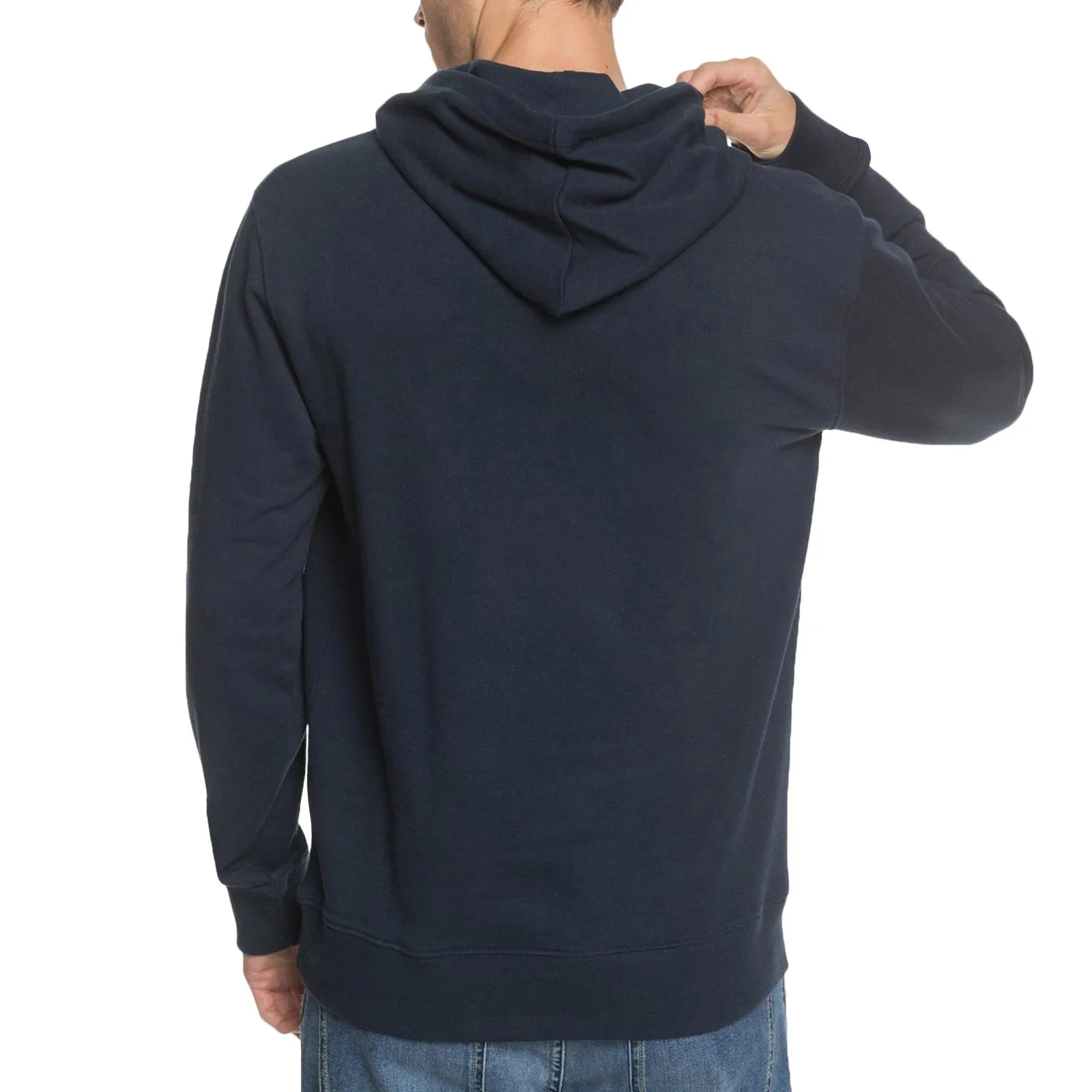 Quiksilver Mens Essentials Organic Hoodie - Navy