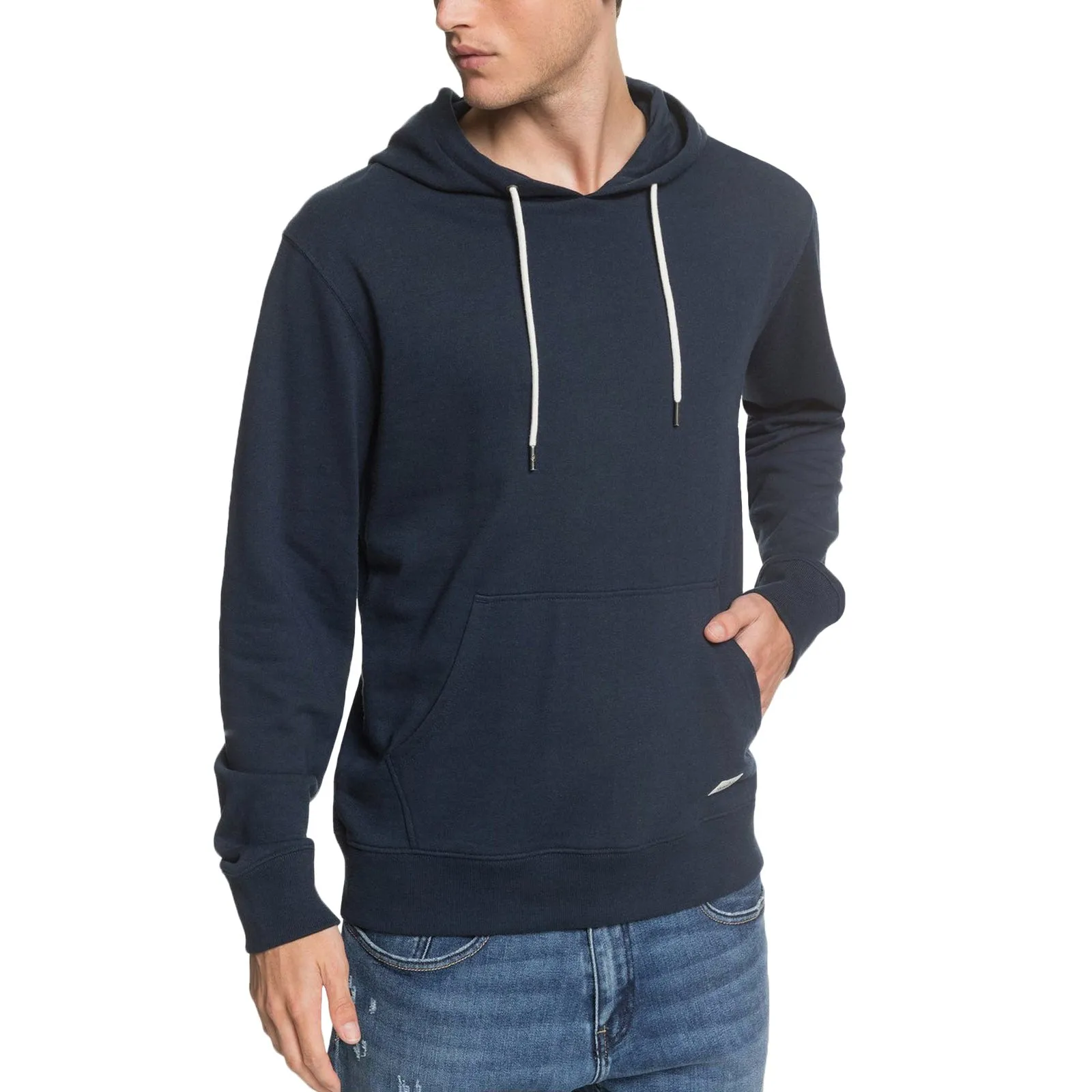 Quiksilver Mens Essentials Organic Hoodie - Navy