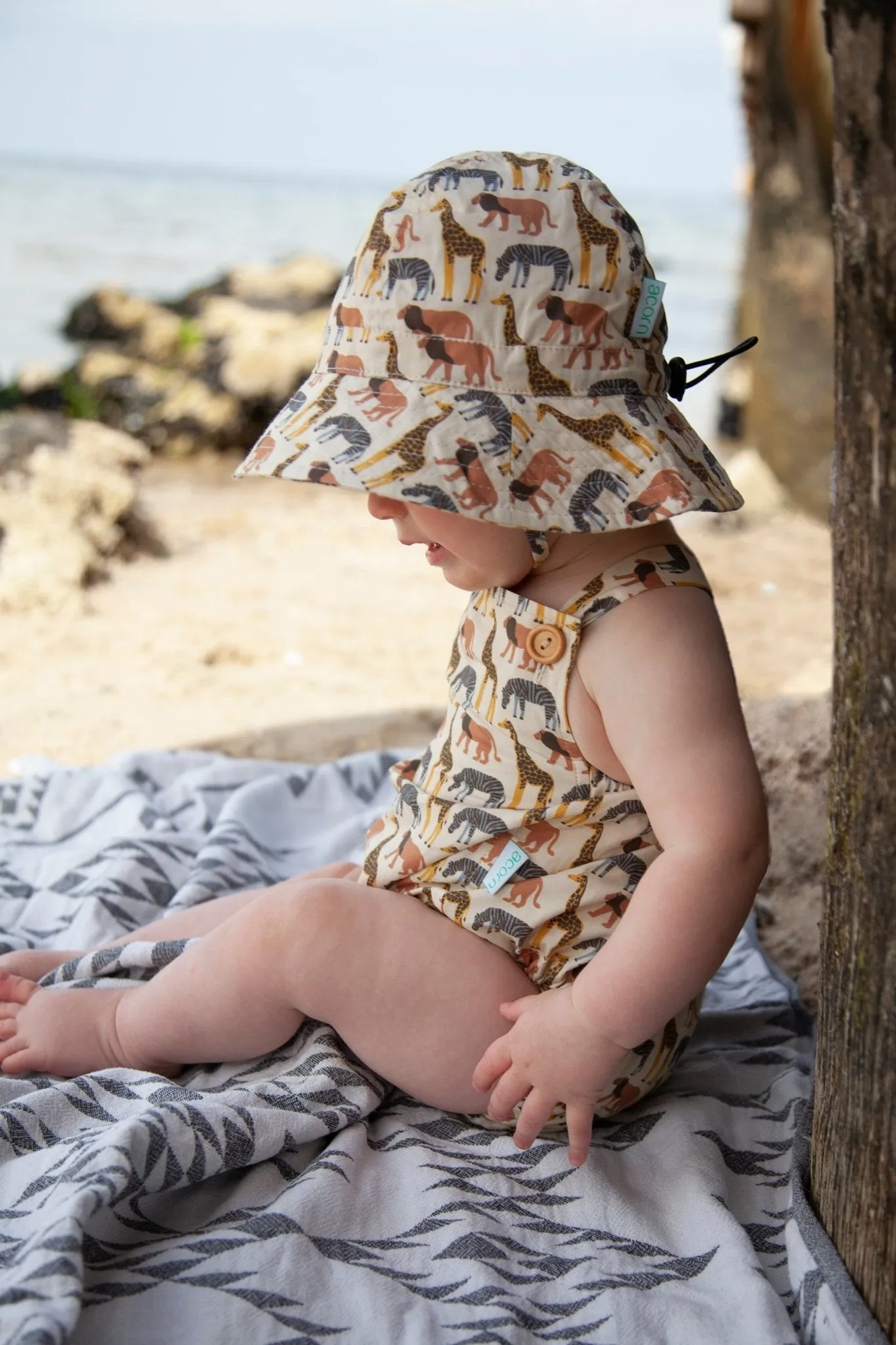 Safari Wide Brim Infant Sunhat