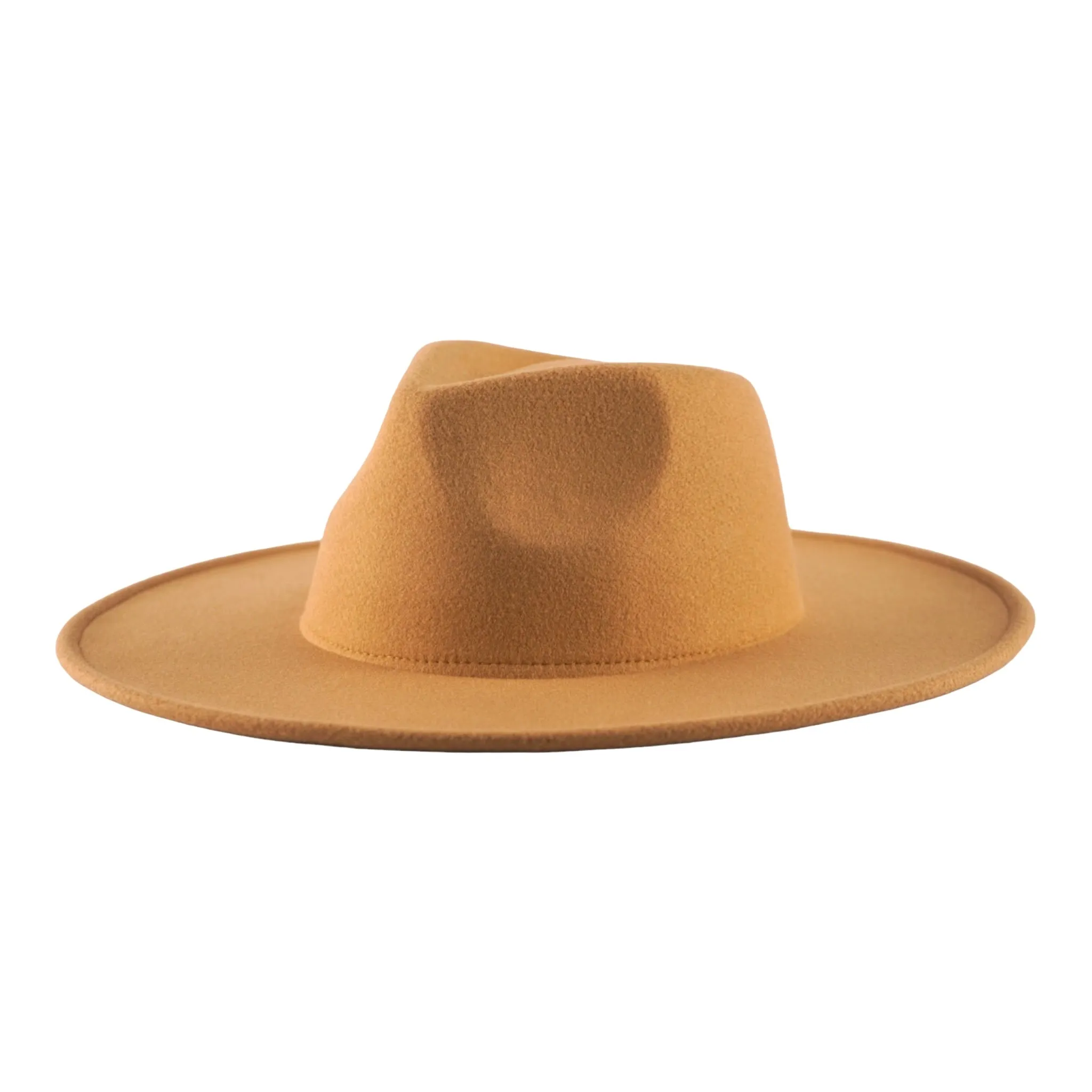 Savannah Wide Brim Fedora - Khaki