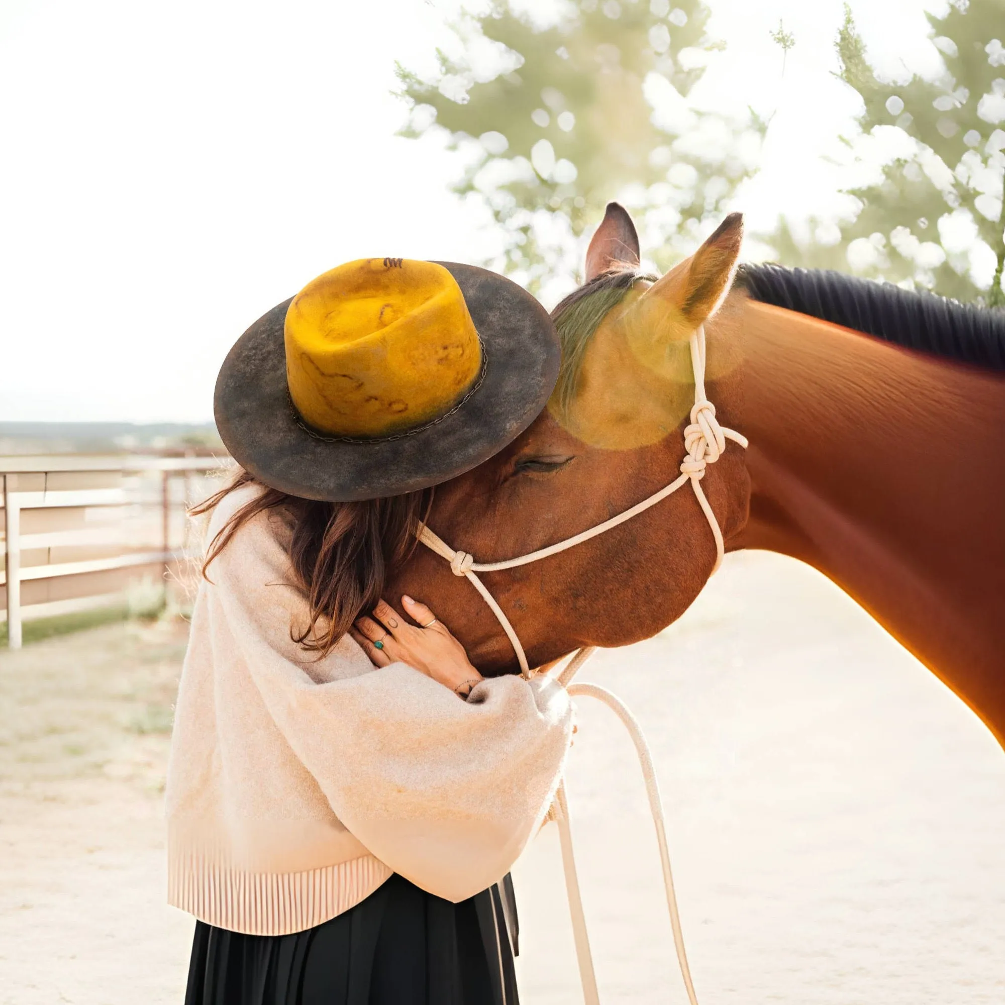 Seraph - Western Stiff Fedora Hats With Mixed Color