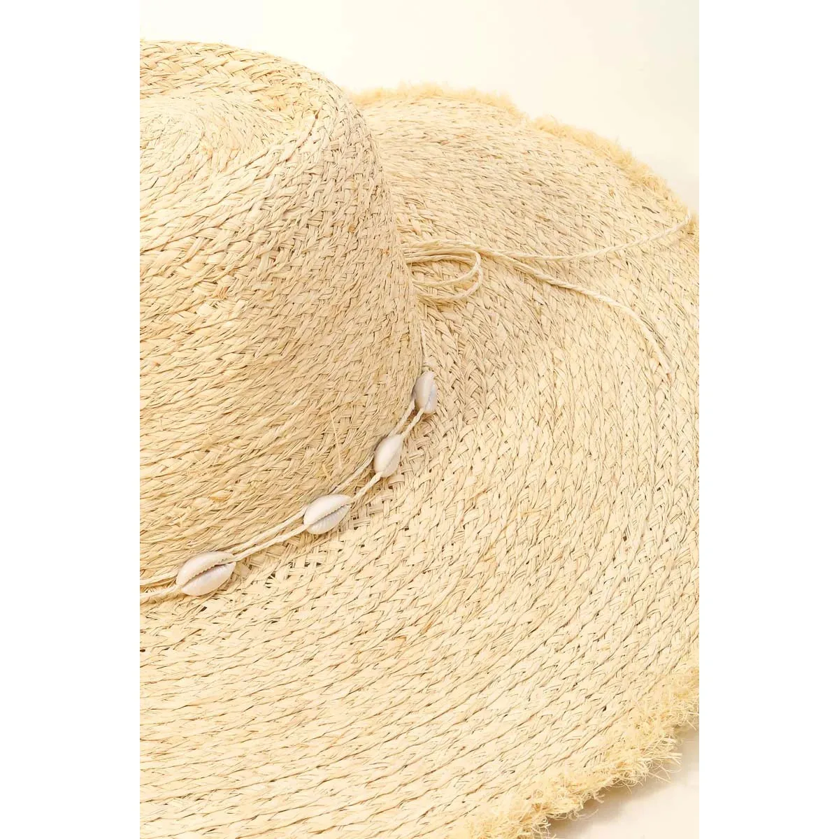 Shell Braid Cowrie Sun Hat