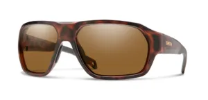 Smith Deckboss Matte Tortoise Frame - ChromaPop Glass Polarized Brown Mirror Lens - Polarized Sunglasses