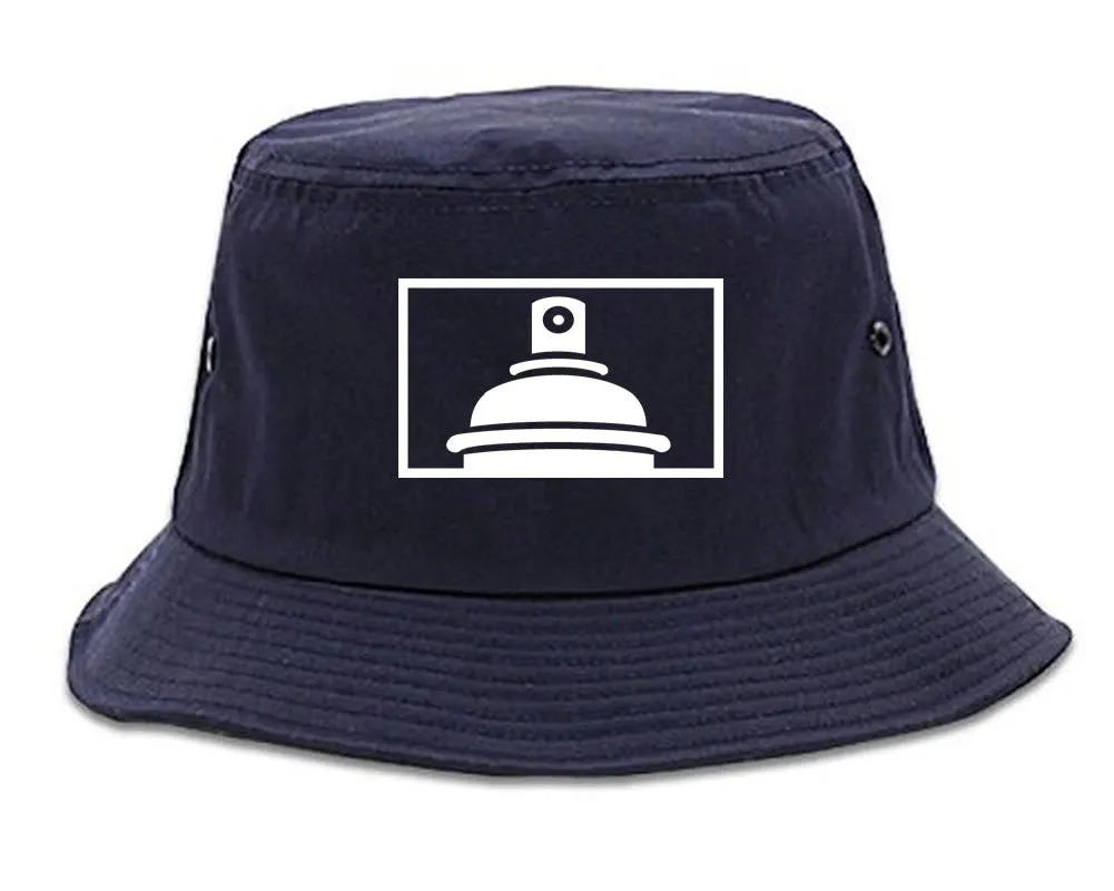 Spraycan Rectangle Logo Graffiti Bucket Hat