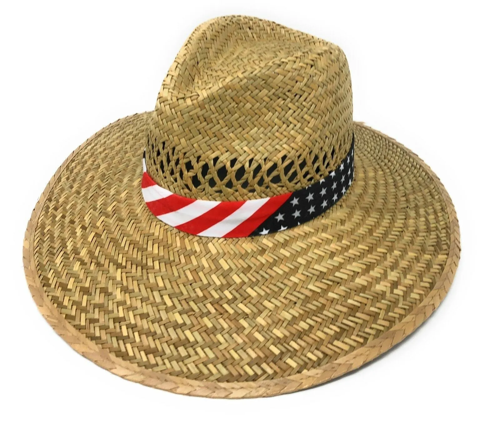 Stylish Straw Hats Caps Lifeguard Sombrero Postal Sun Beach Wide Brim Unisex