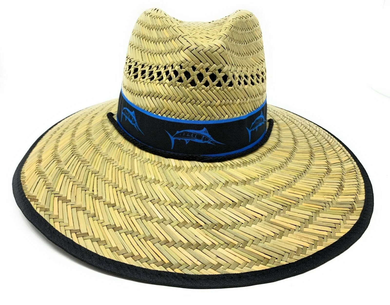 Stylish Straw Hats Caps Lifeguard Sombrero Postal Sun Beach Wide Brim Unisex