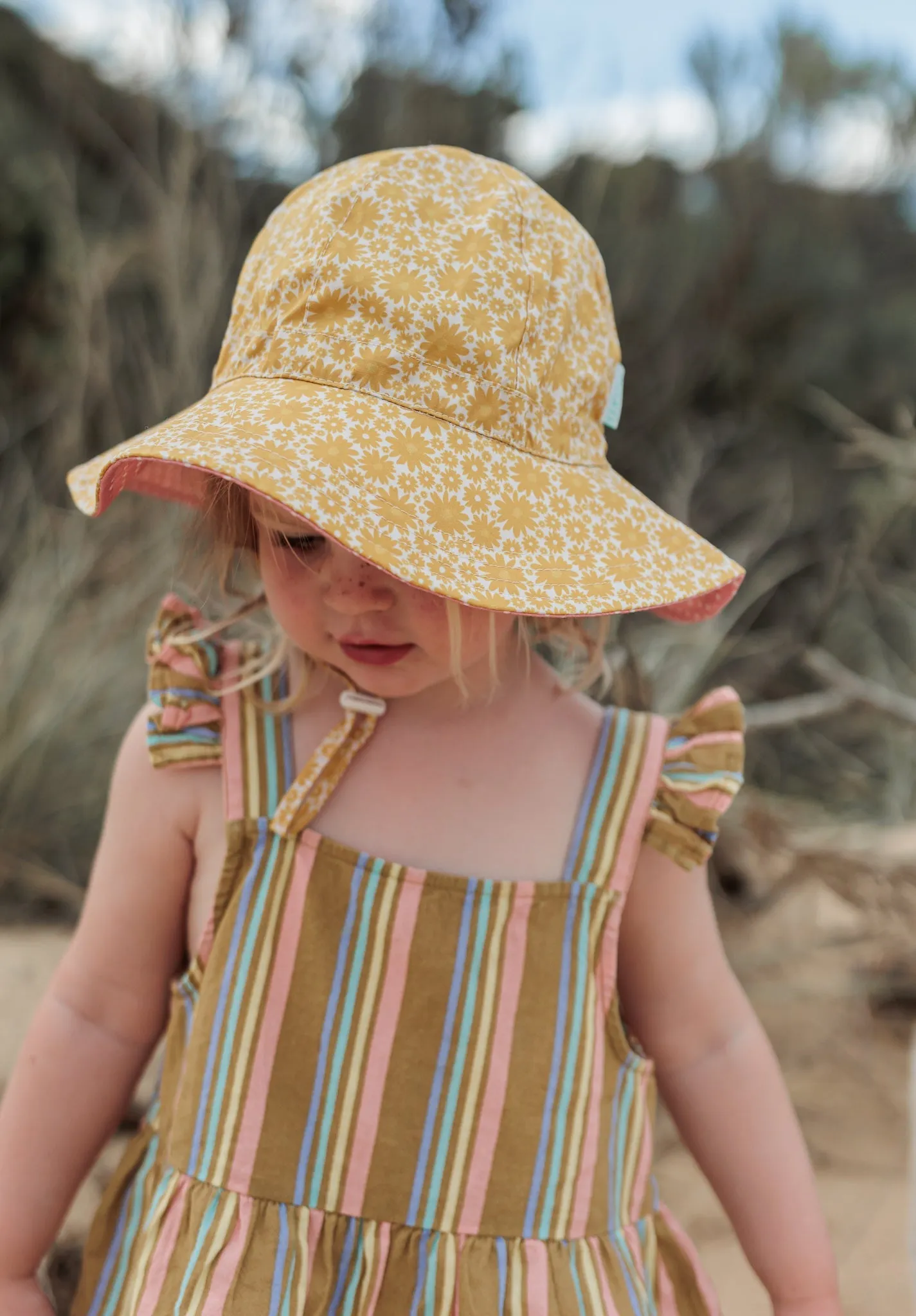 Sunset Garden Wide Brim Sunhat